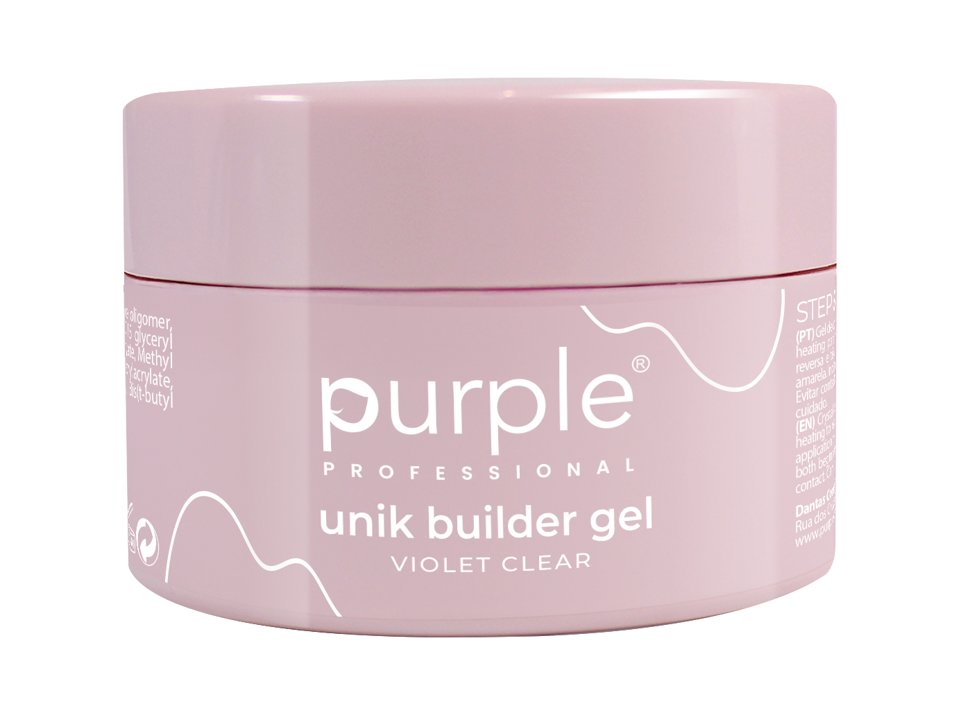 Unik Builder Gel Violet Clear Medium